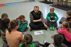 Zajęcia w sali warsztatowej.