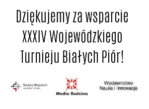 Podziękowanie dla sponsorów.