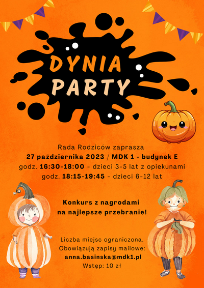 Dynia Party - plakat