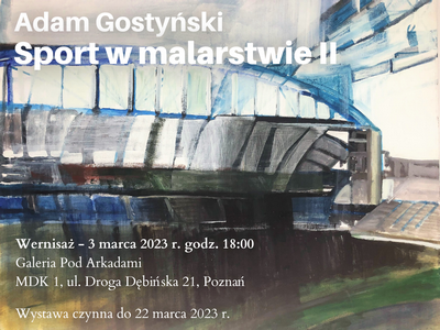 Wystawa "Sport w malarstwie II" - plakat